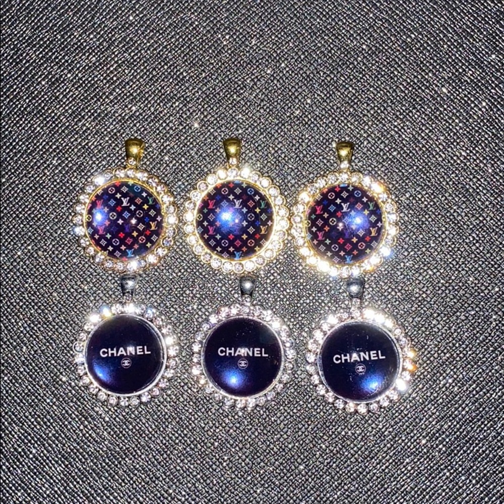 6 Pc Designer Inspired Charms